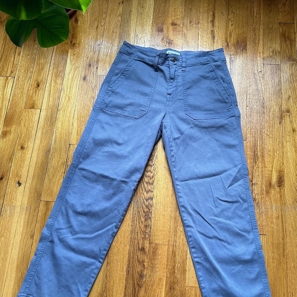 High Rise Relaxed Utility Pocket Pant